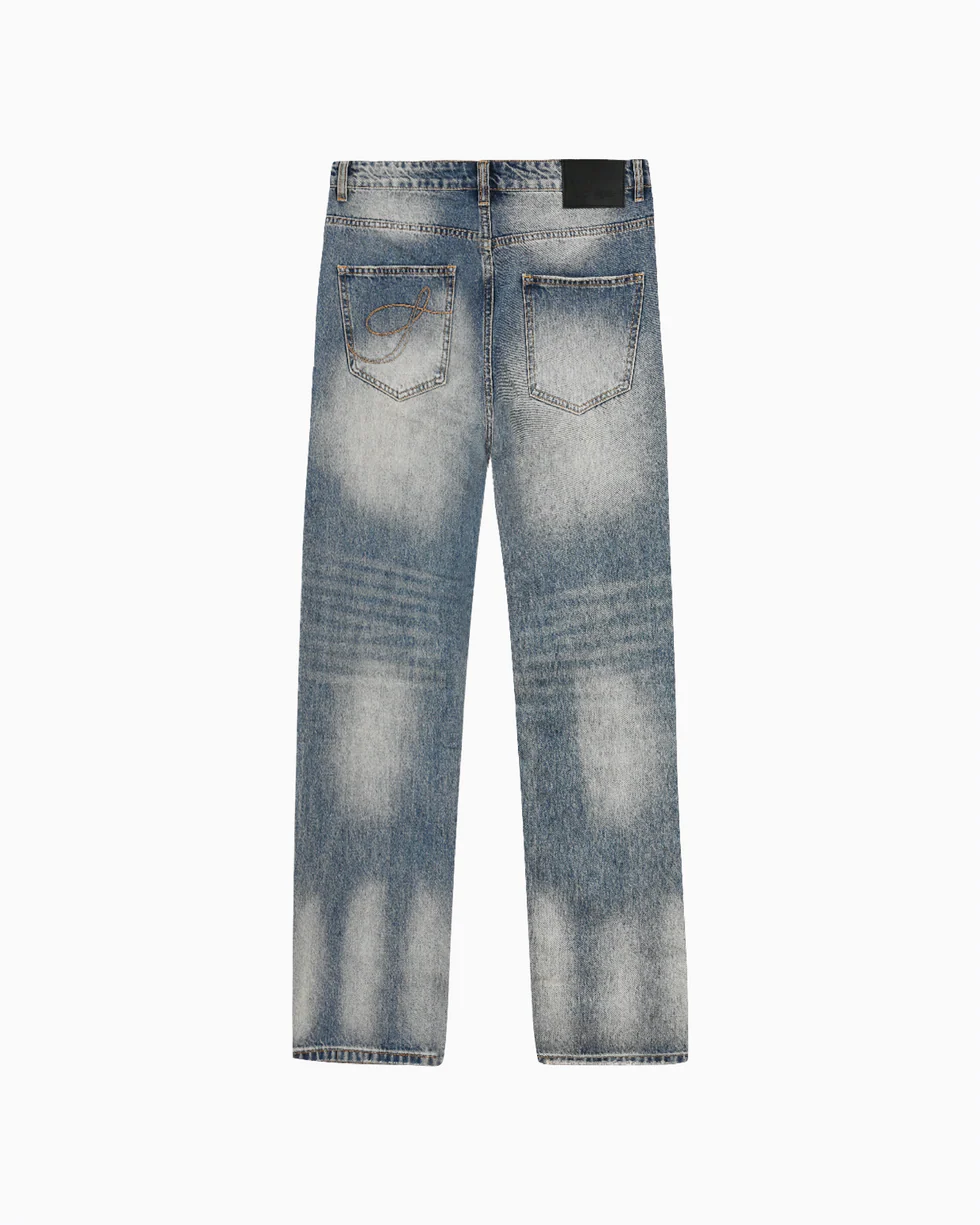 Syenti Stone Washed Jeans - Blue