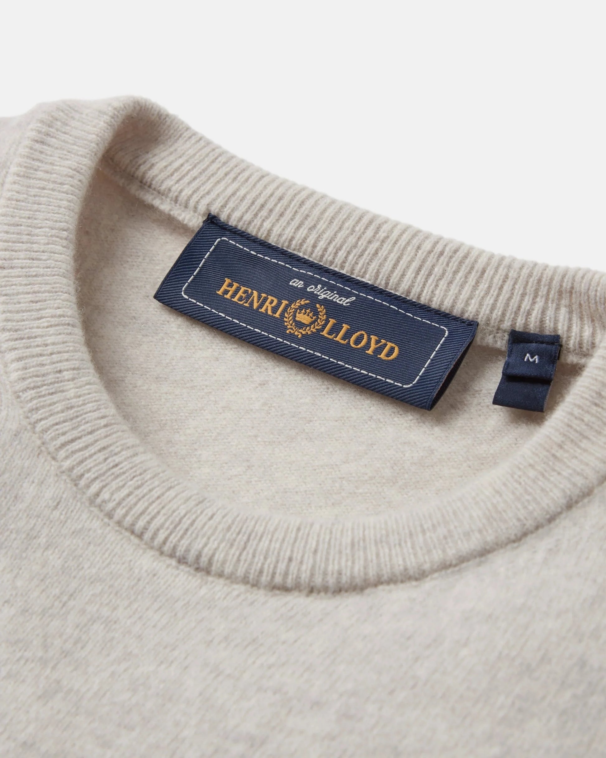Henri Lloyd Teddington Crew Neck Jumper - Off White