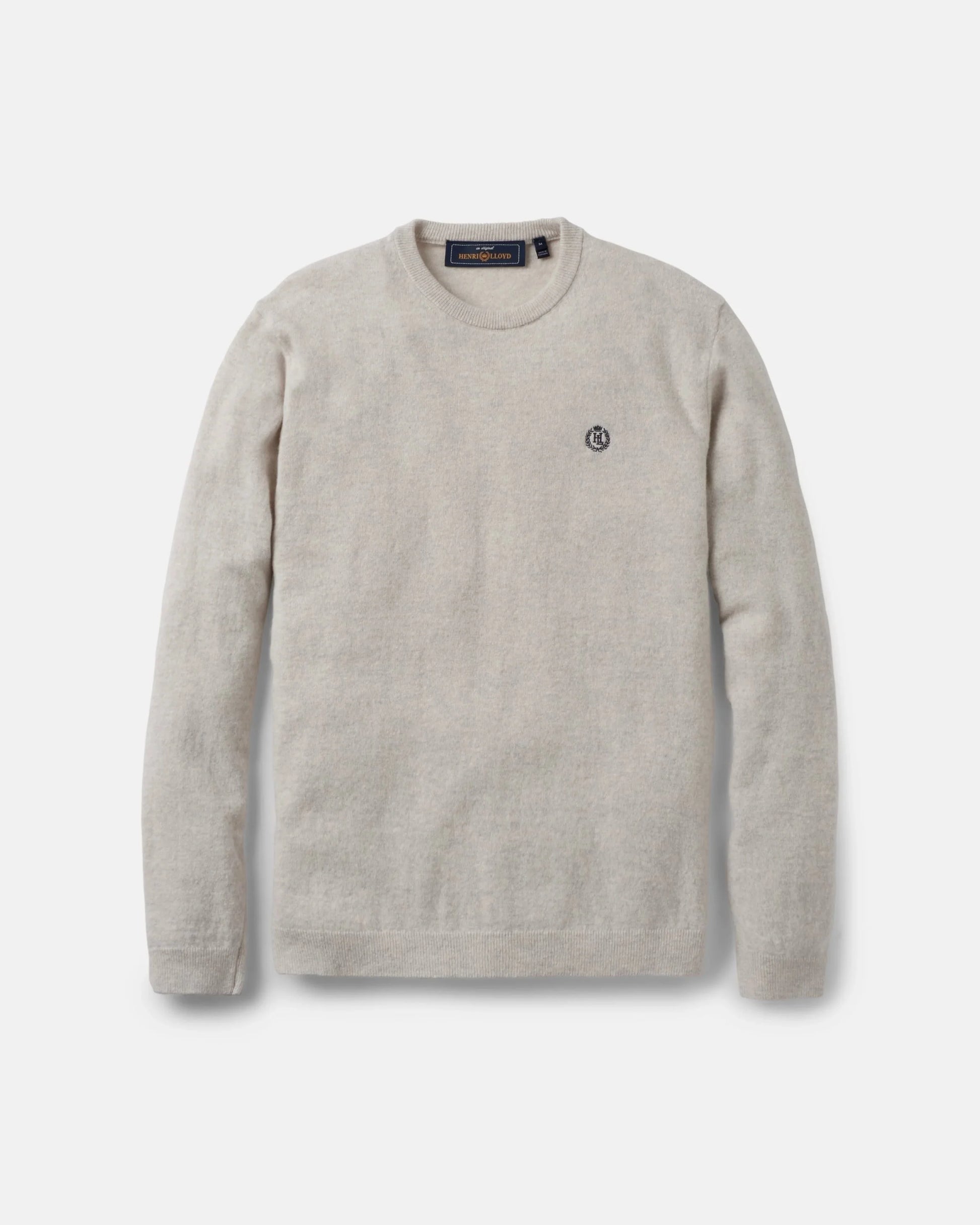 Henri Lloyd Teddington Crew Neck Jumper - Off White