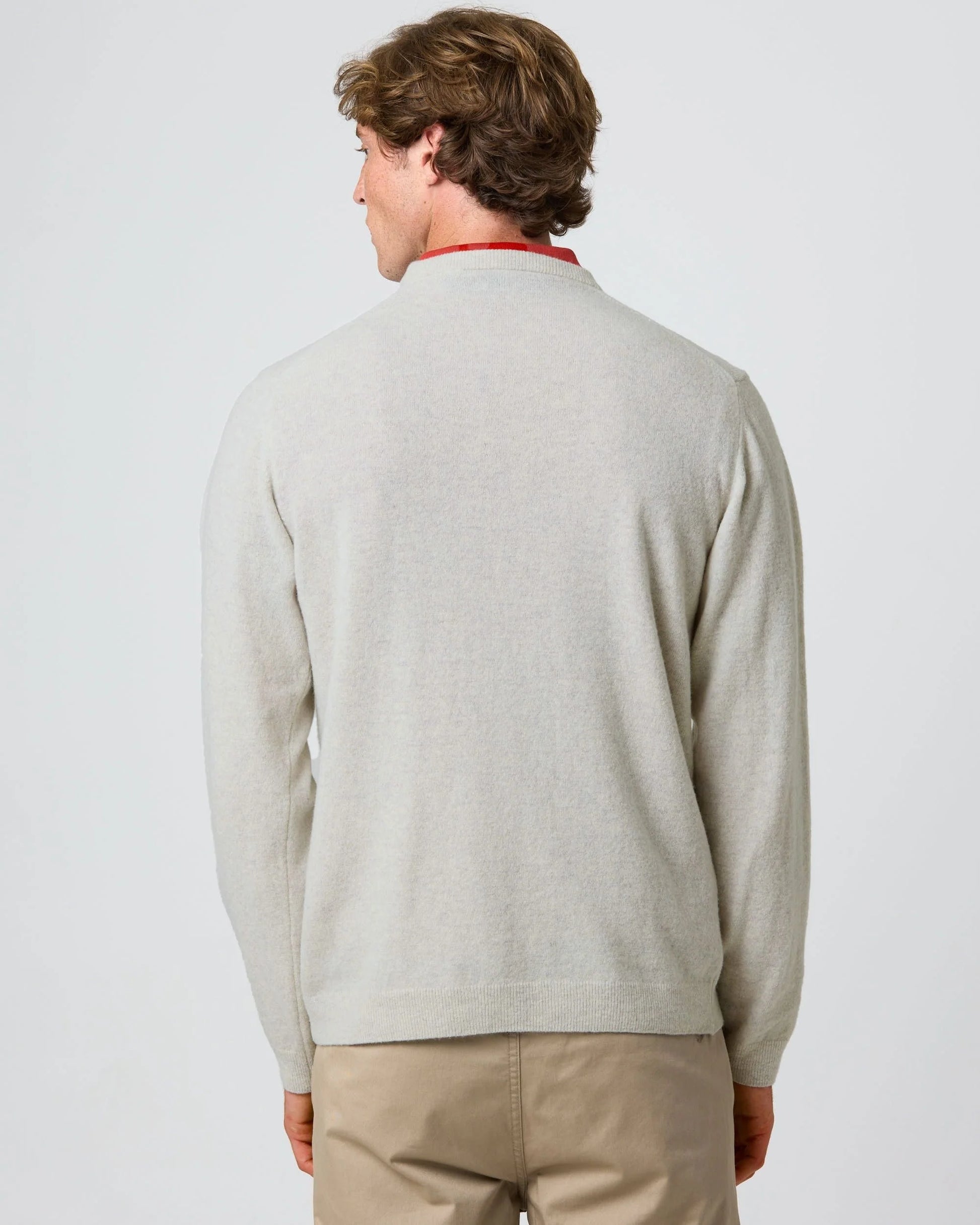 Henri Lloyd Teddington Crew Neck Jumper - Off White
