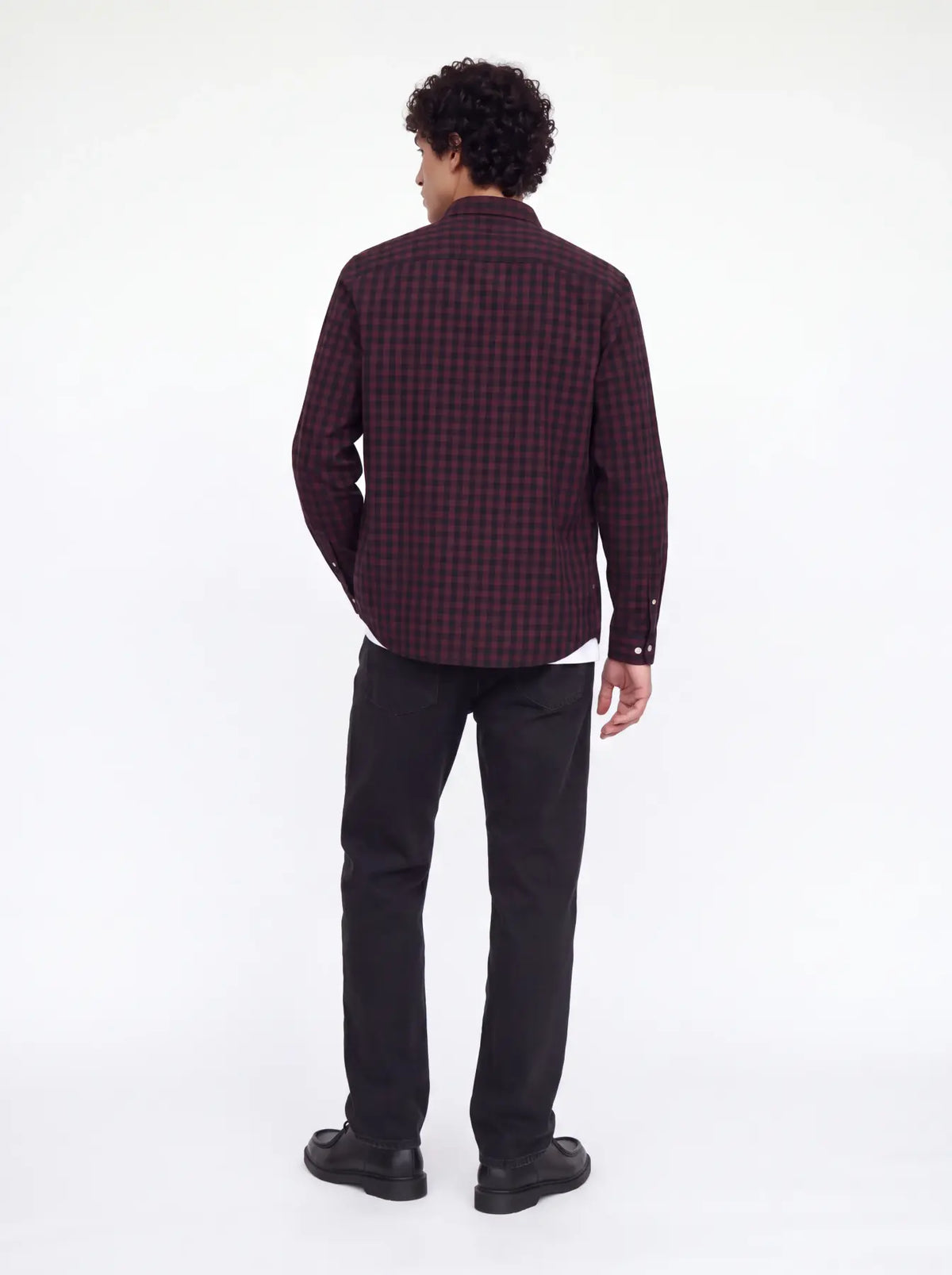 JJ Rebel Gavin Gingham L/S Shirt - Port Royale