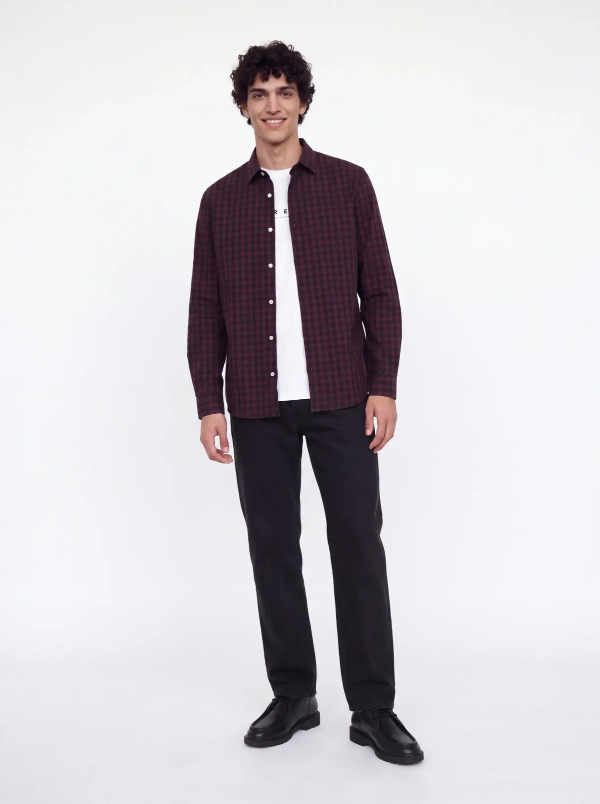 JJ Rebel Gavin Gingham L/S Shirt - Port Royale