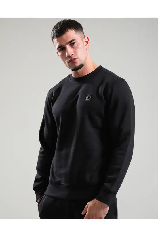 Marshall Artist MSATM11021 Marchio Crewneck - Black 001