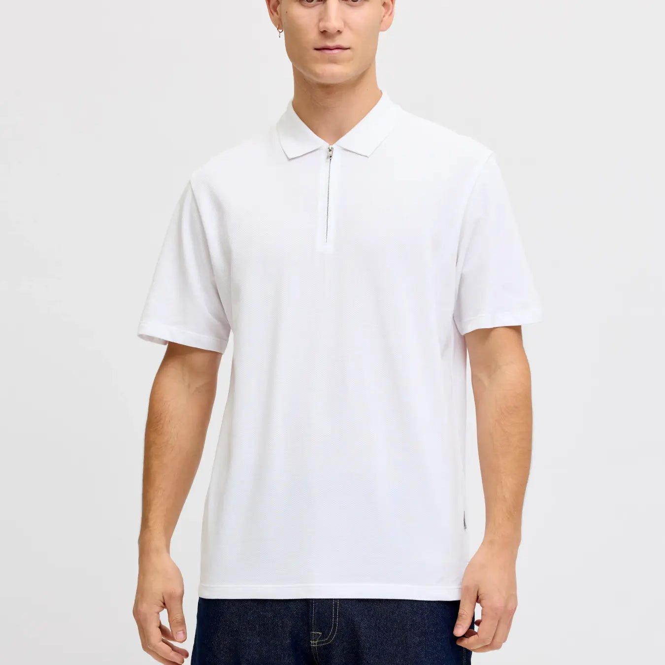 JJ Rebel Evans Polo Shirt - Bright White