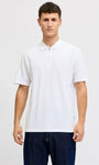 JJ Rebel Evans Polo Shirt - Bright White