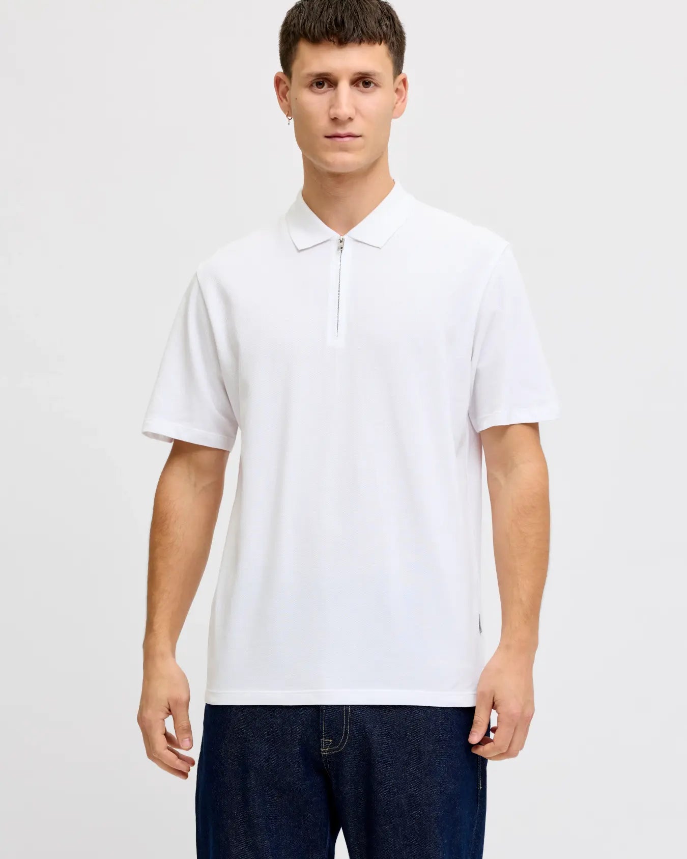 JJ Rebel Evans Polo Shirt - Bright White