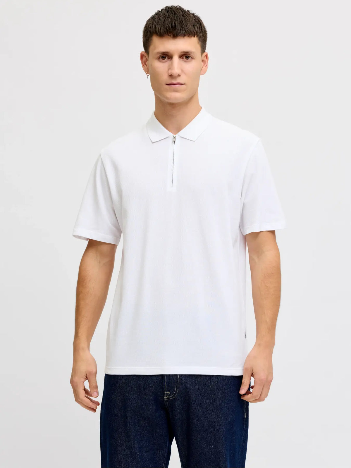 JJ Rebel Evans Polo Shirt - Bright White
