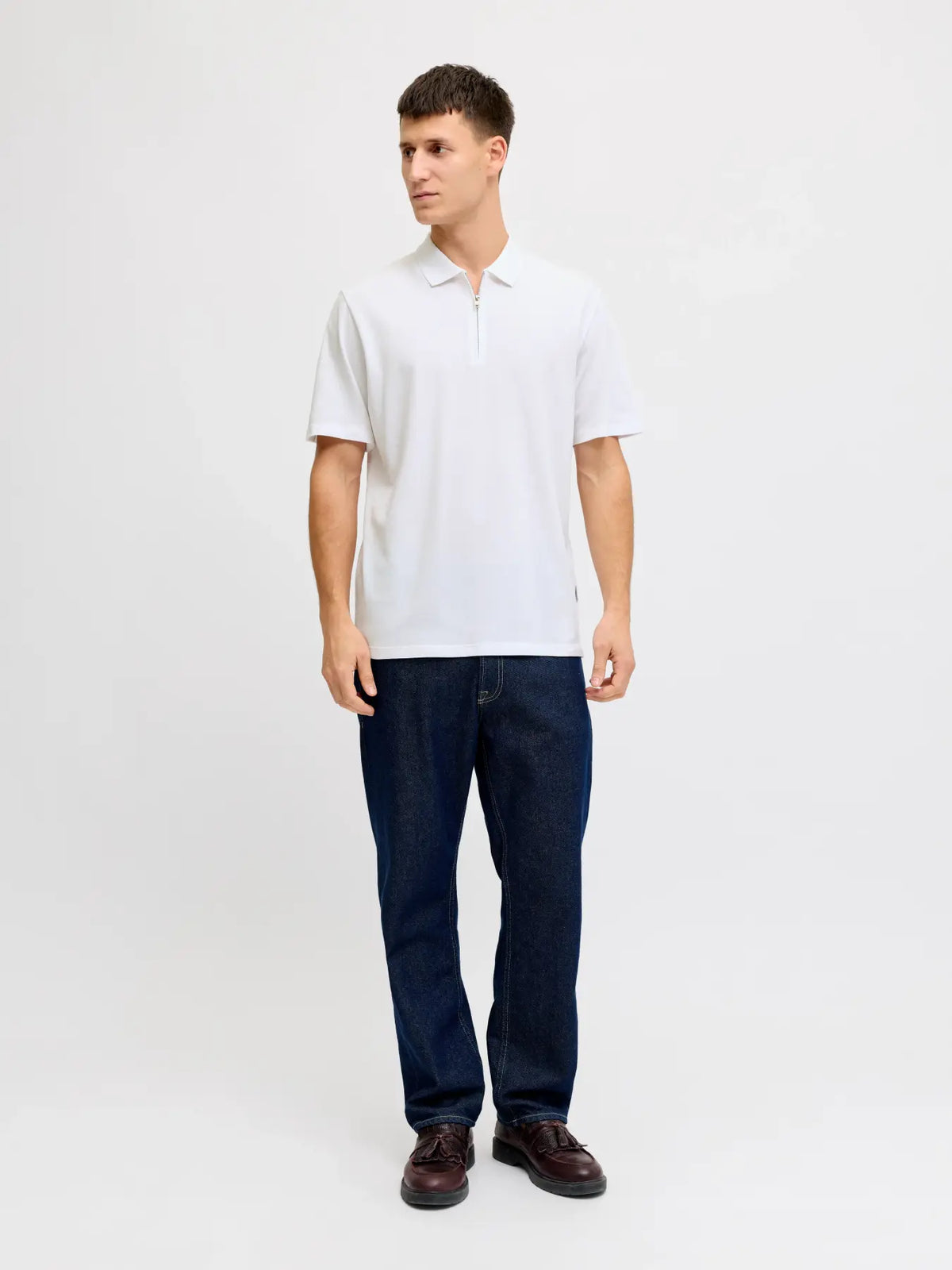 JJ Rebel Evans Polo Shirt - Bright White