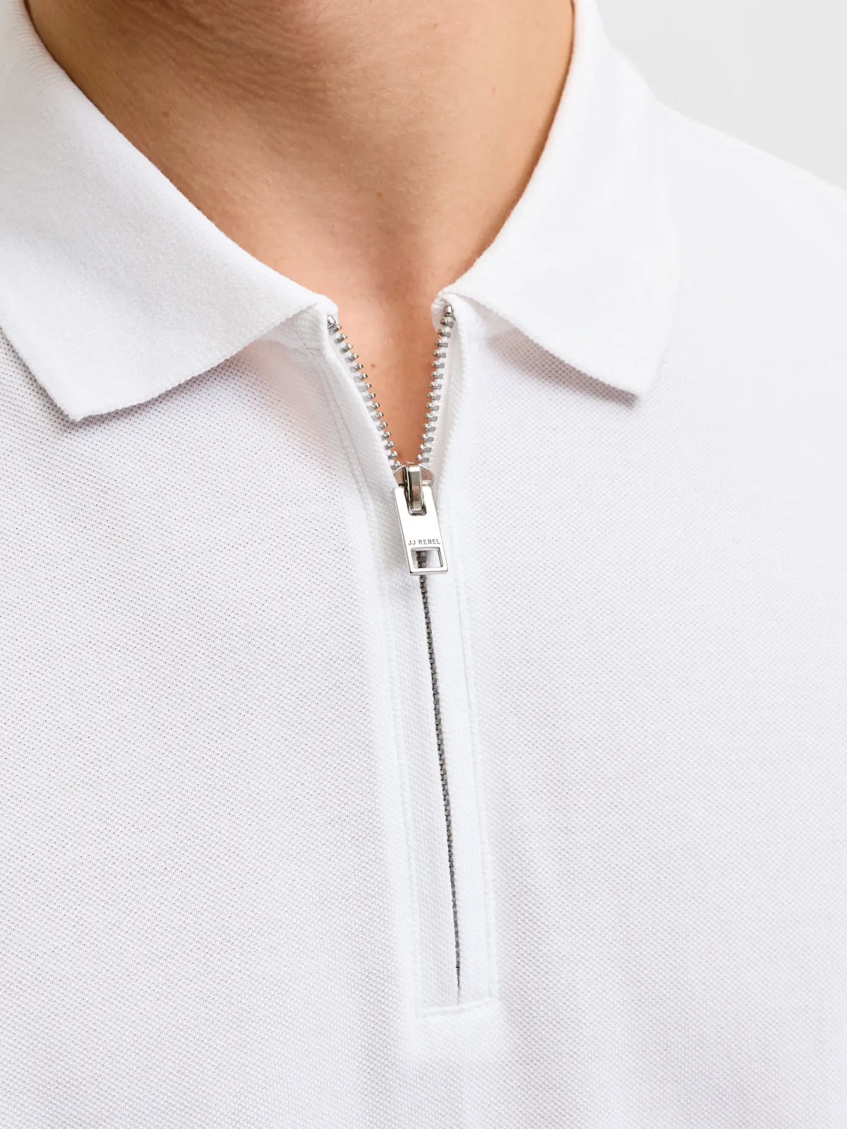 JJ Rebel Evans Polo Shirt - Bright White