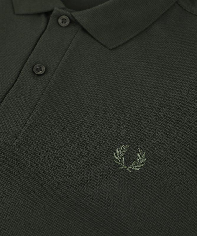 FRED PERRY M6000 PLAIN FRED PERRY POLO SHIRT X09 HNTGRE/LRWRG