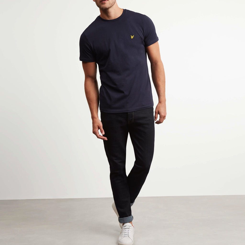 LYLE & SCOTT TS400V CREW NECK T-SHIRT NAVY