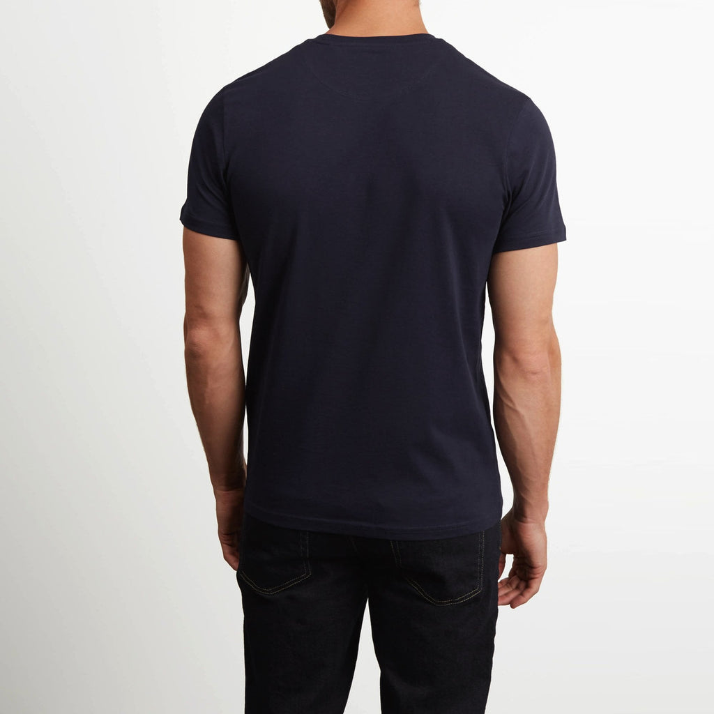 LYLE & SCOTT TS400V CREW NECK T-SHIRT NAVY