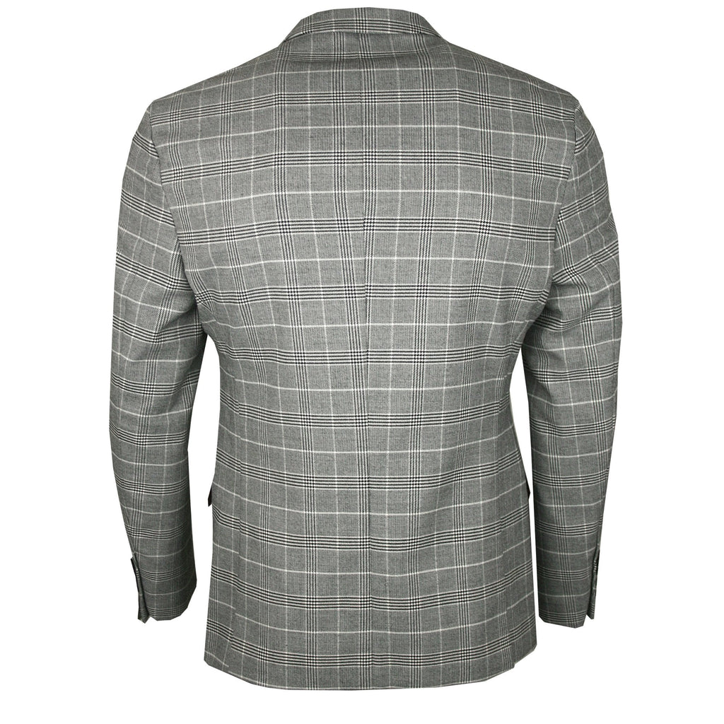 MARC DARCY ROSS CHECK BLAZER GREY