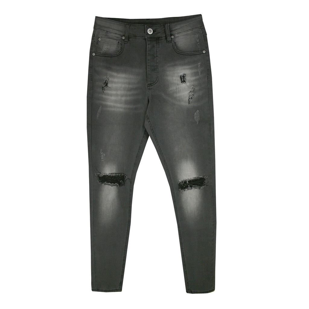 KINGS WILL DREAM LUMOR DISTRESSED JEANS GREY