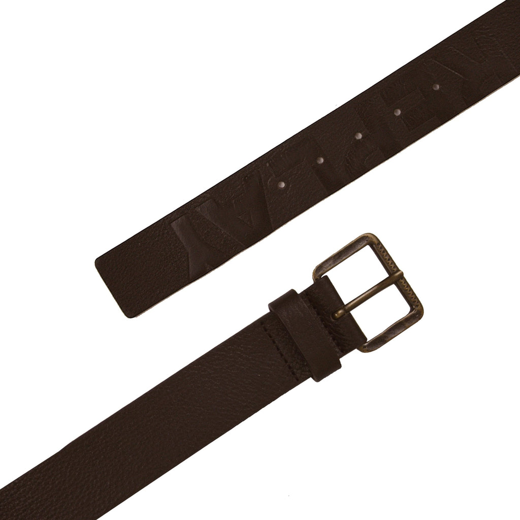 REPLAY AM2493 LEATHER BELT BROWN