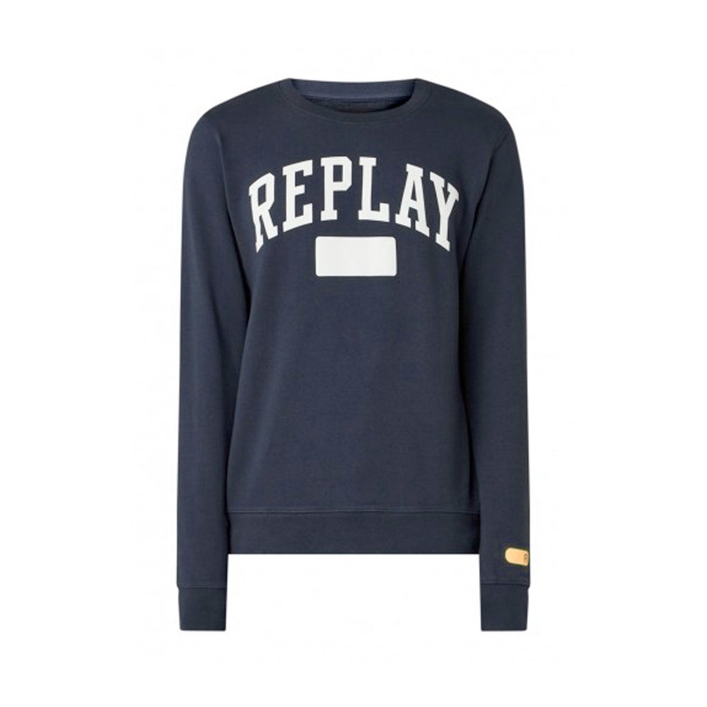 Crewneck Sweatshirt with writing M3920 | NAVY