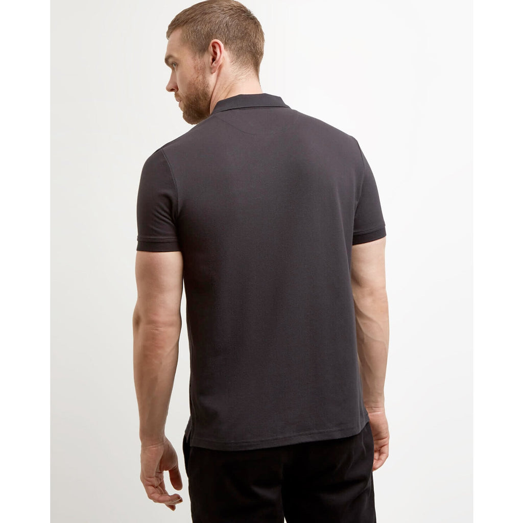 Plain Polo Shirt | BLACK
