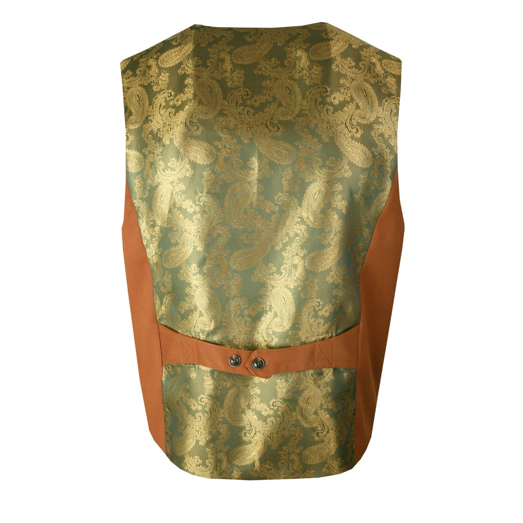 MARC DARCY KELLY SINGLE BREASTED WAISTCOAT TAN