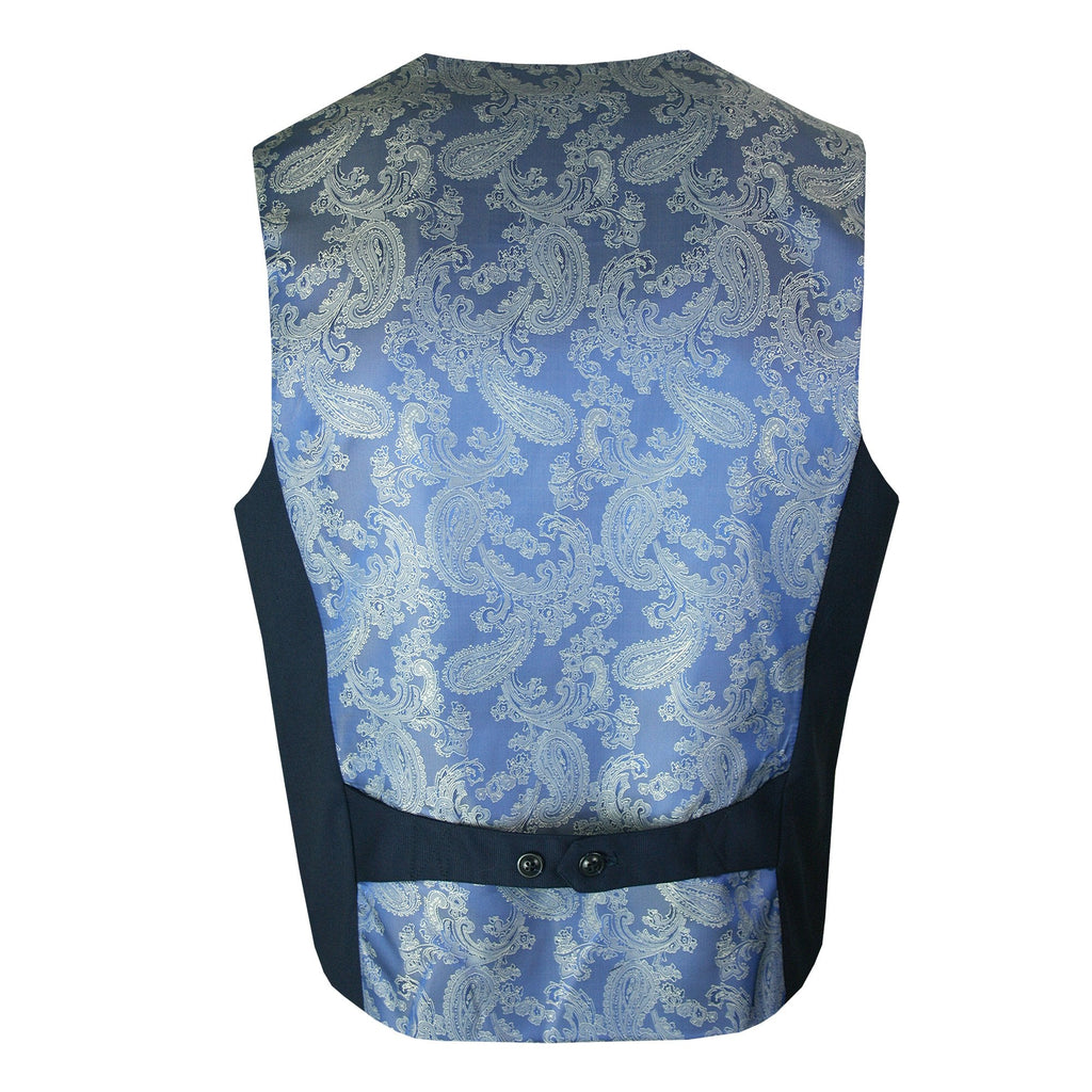 MARC DARCY KELLY SINGLE BREASTED WAISTCOAT ROYAL BLUE