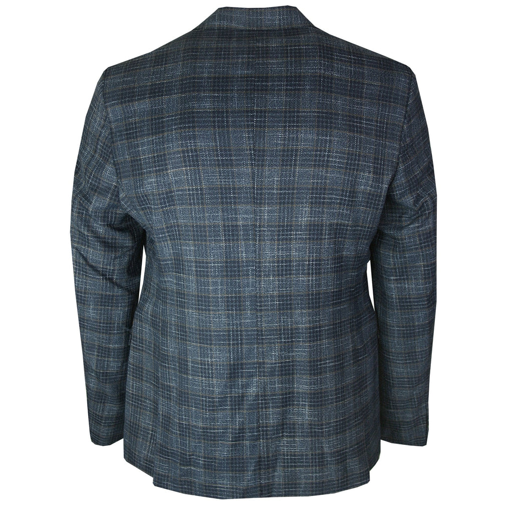 FRATELLI UNITI FJK1043 CHECK BLAZER NAVY