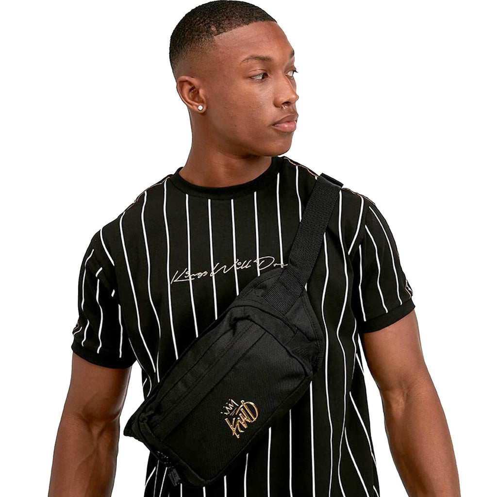 KINGS WILL DREAM PLOVAR CROSS BODY BAG BLACK/GOLD