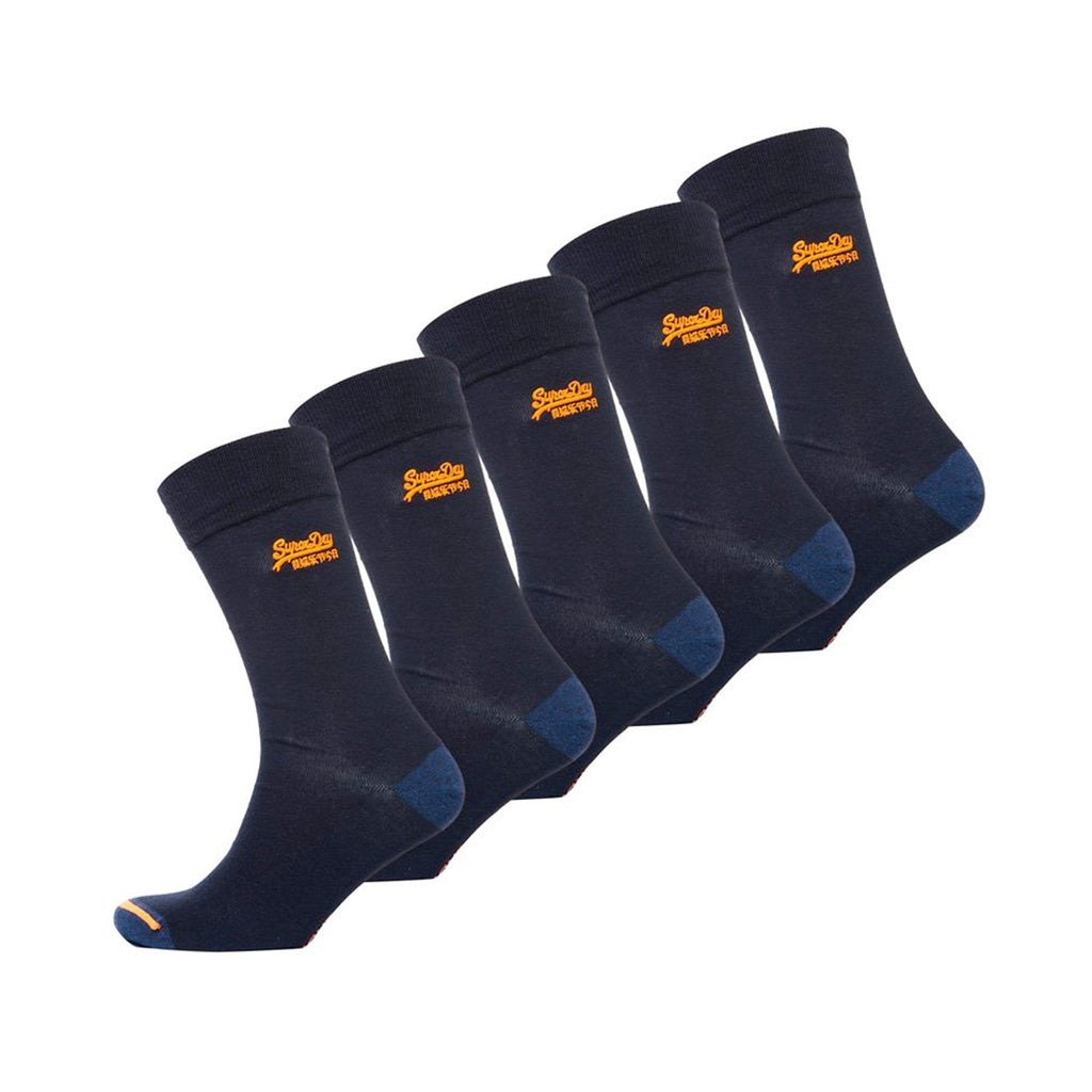 SUPERDRY CITY SOCK 5 PACK NAVY