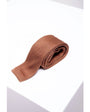 MARC DARCY KNITTED TIE RUST