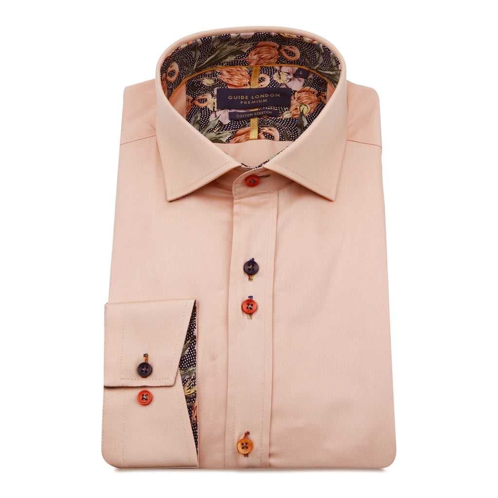 GUIDE LONDON LS.75490 SHIRT PEACH