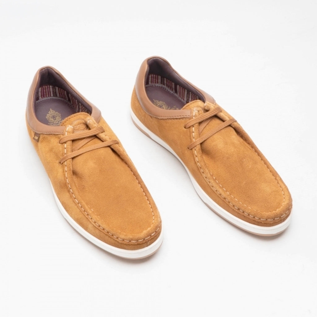 BASE LONDON DOUGIE SUEDE SHOES TAN