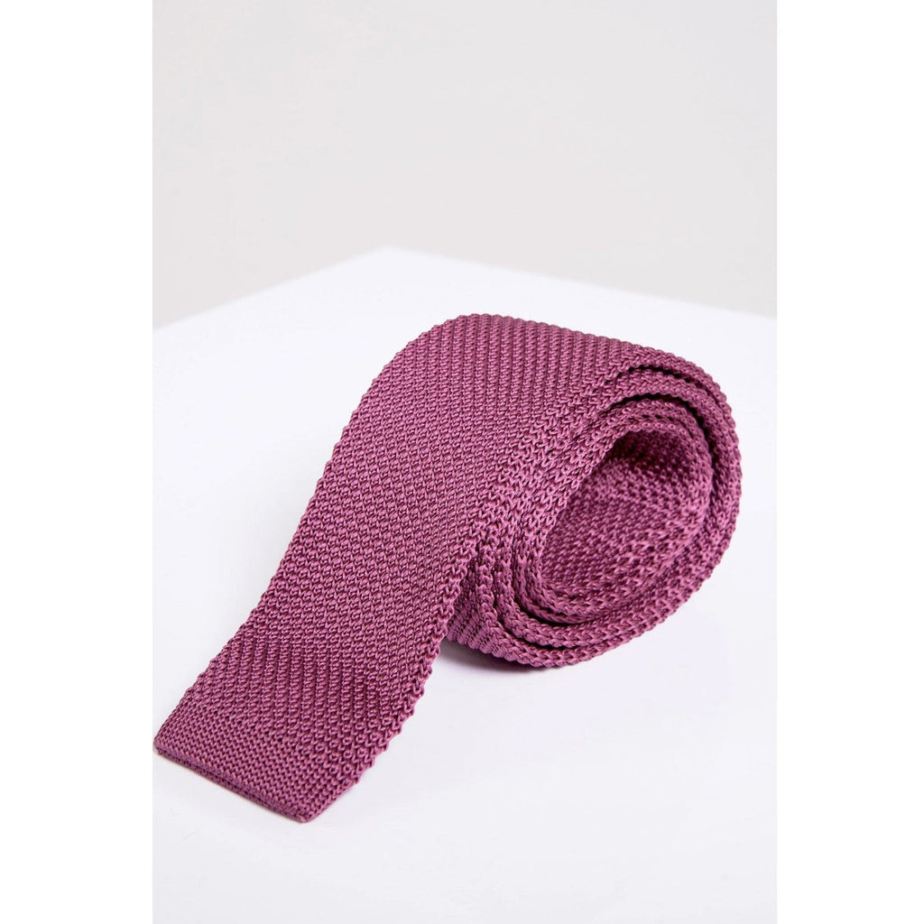 MARC DARCY BERRY KNITTED TIE