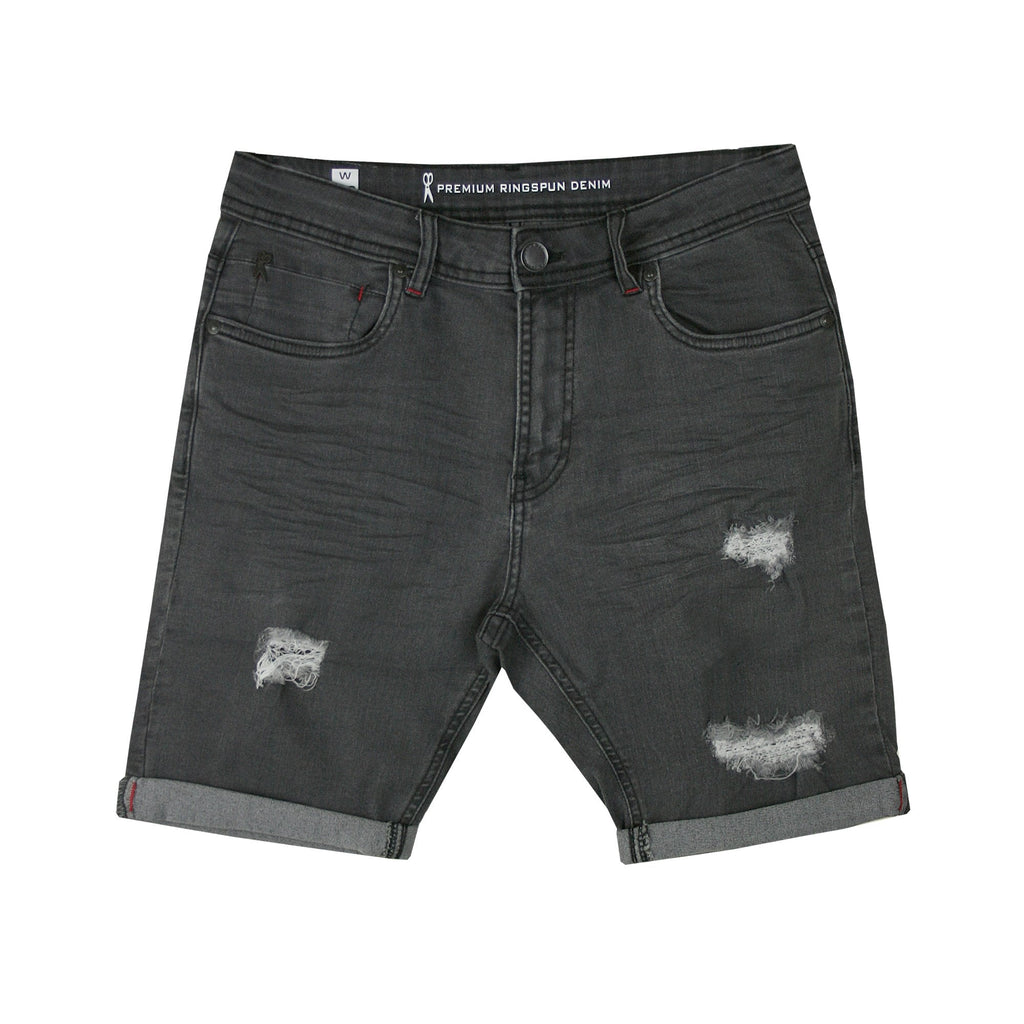 RINGSPUN JUPITER GUNMETAL SHORTS