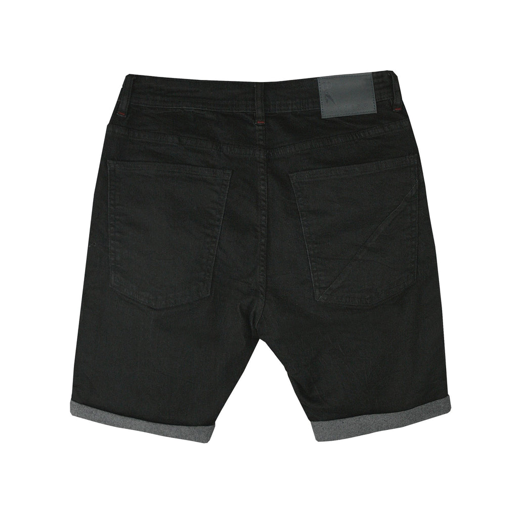 RINGSPUN NEPTUNE BLACK SHORTS