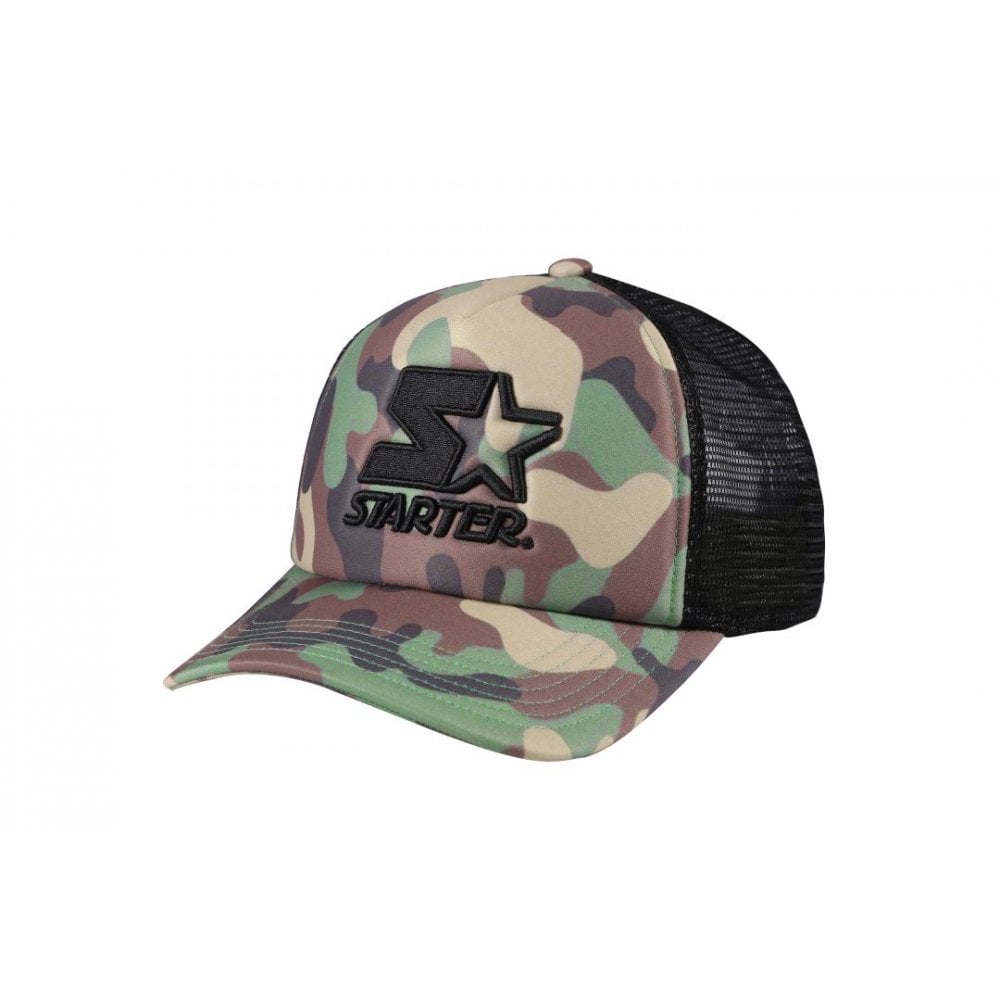 STARTER SAN FRAN MESH TRUCK KHAKI BLK