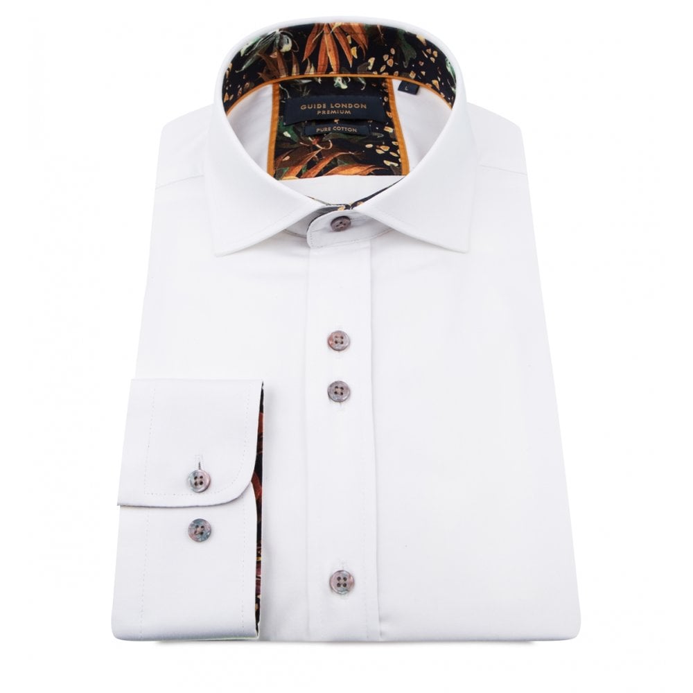 GUIDE LONDON LS.75814 SHIRT WHITE