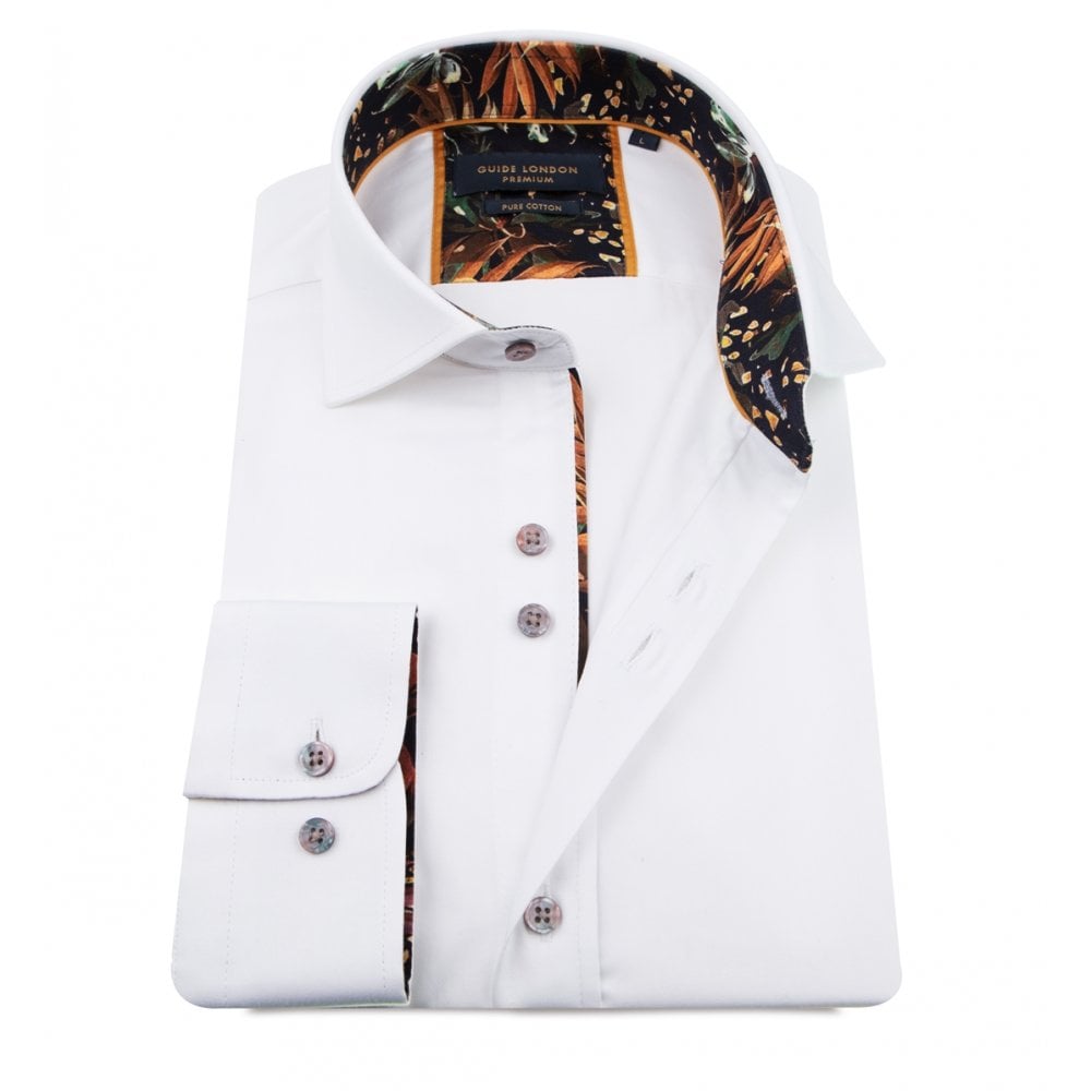 GUIDE LONDON LS.75814 SHIRT WHITE