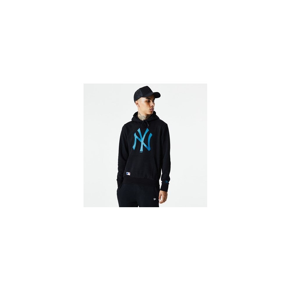NEW ERA NY YANKEES HOODY BLACK/BLUE