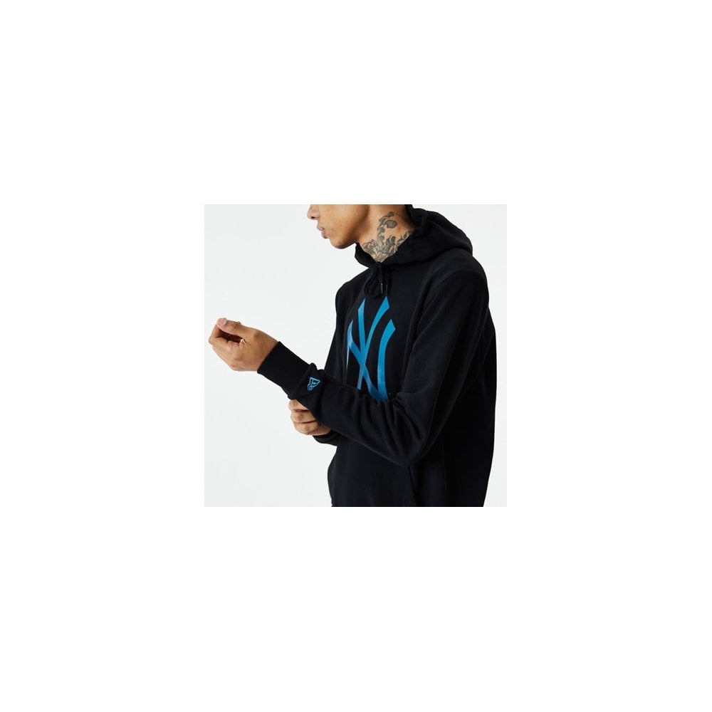 NEW ERA NY YANKEES HOODY BLACK/BLUE