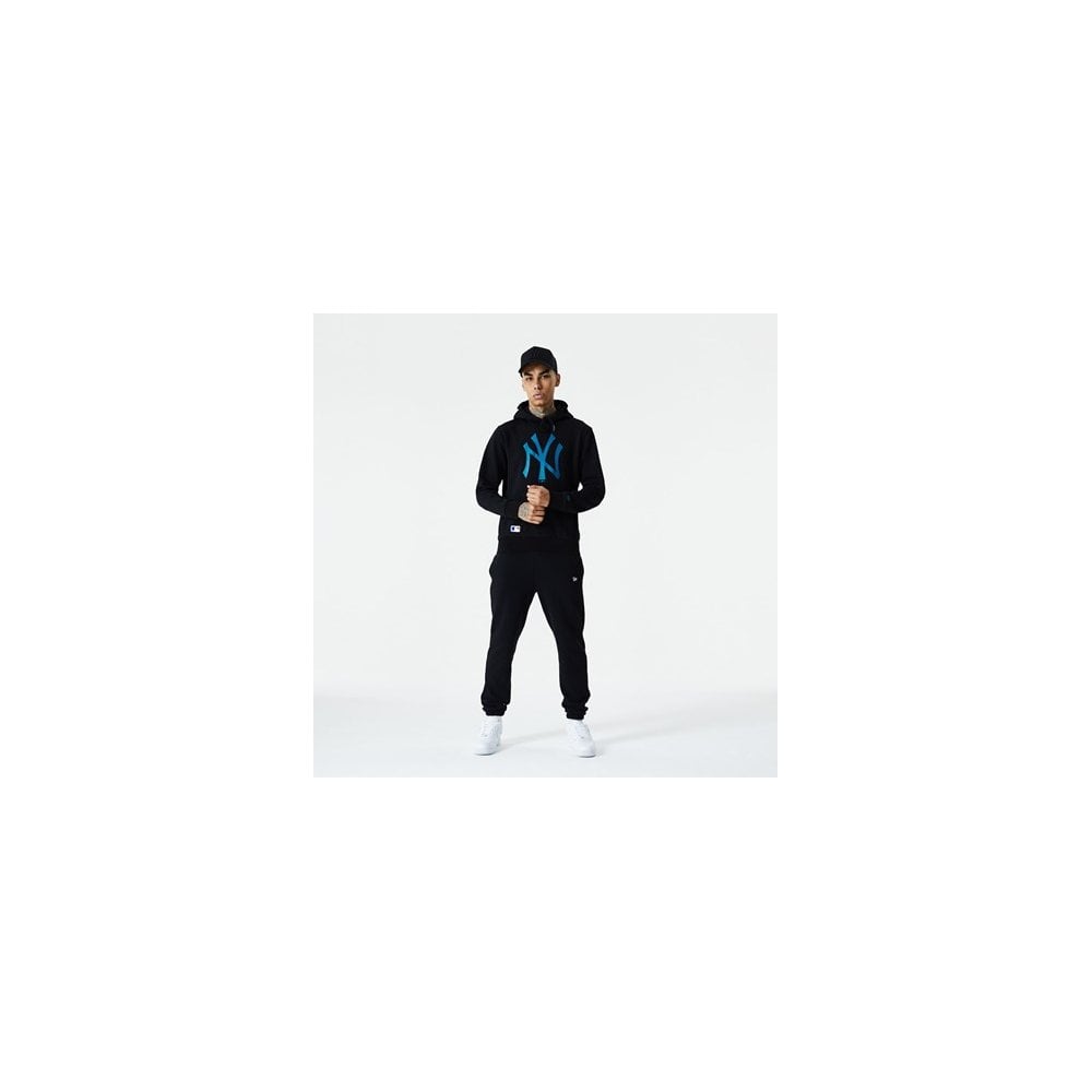 NEW ERA NY YANKEES HOODY BLACK/BLUE