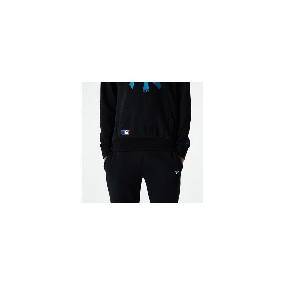NEW ERA NY YANKEES HOODY BLACK/BLUE