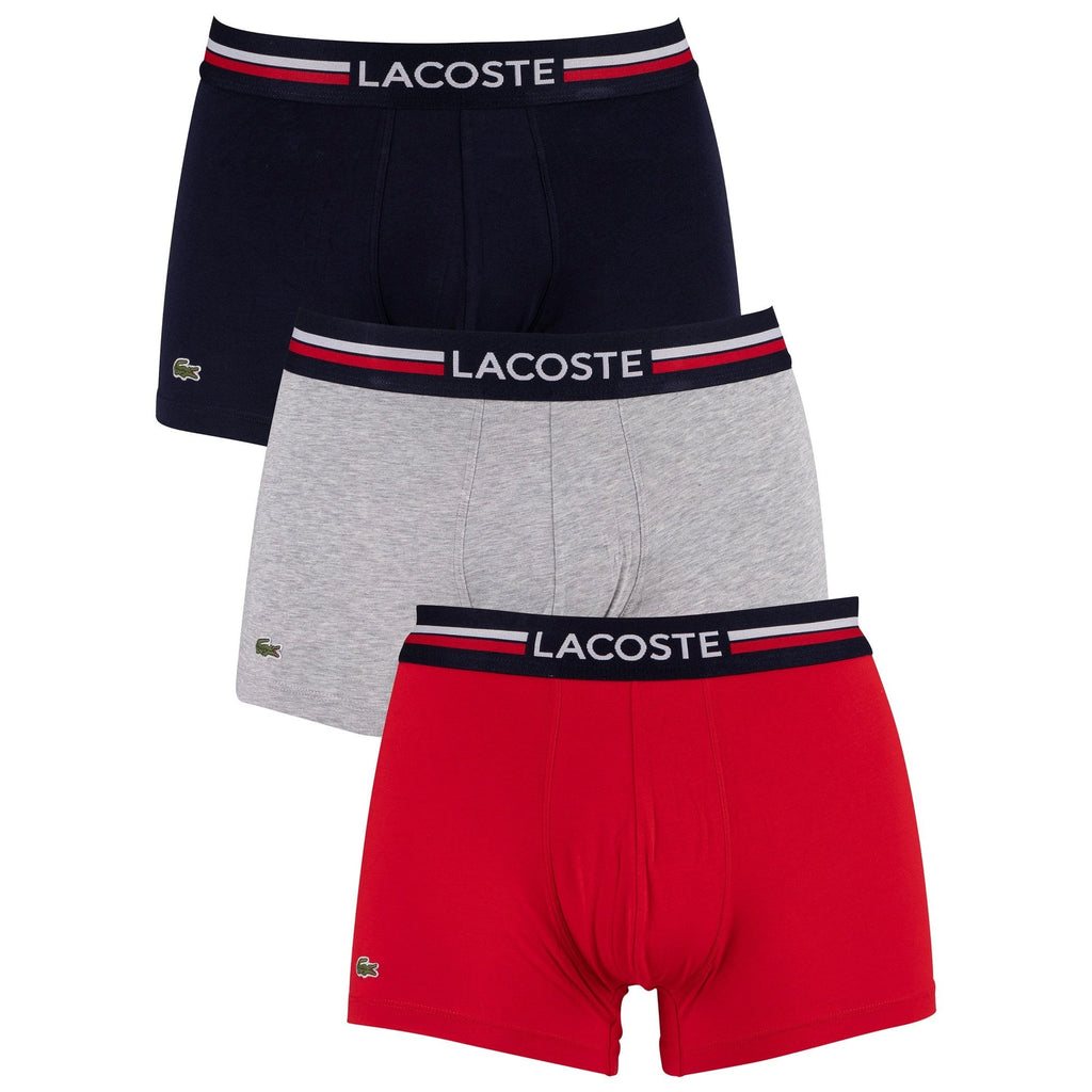 LACOSTE SH3386 3 PACK RED/GREY/NAVY