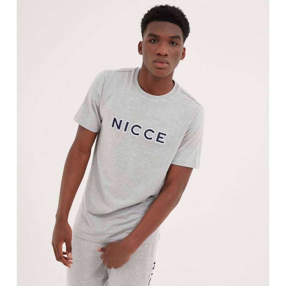 NICCE TRUMAN T-SHIRT GREY MARL