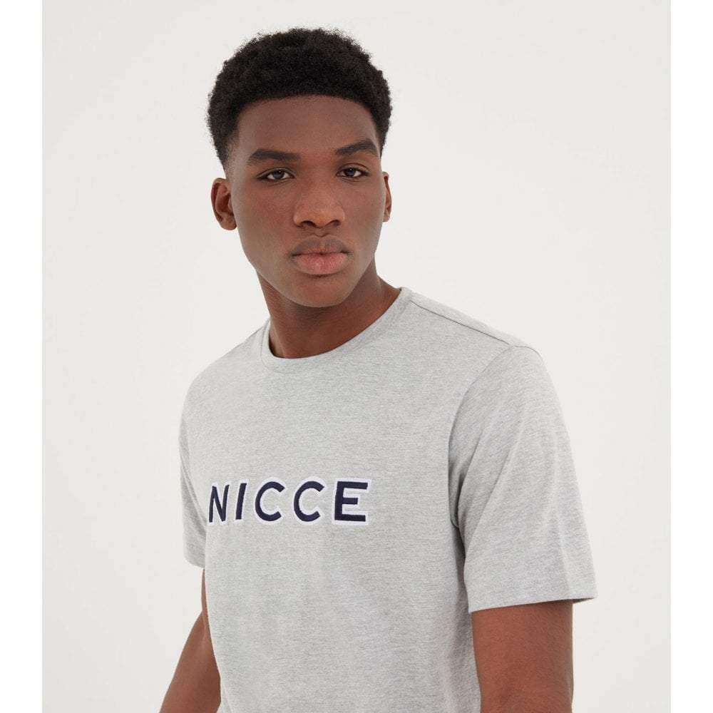 NICCE TRUMAN T-SHIRT GREY MARL