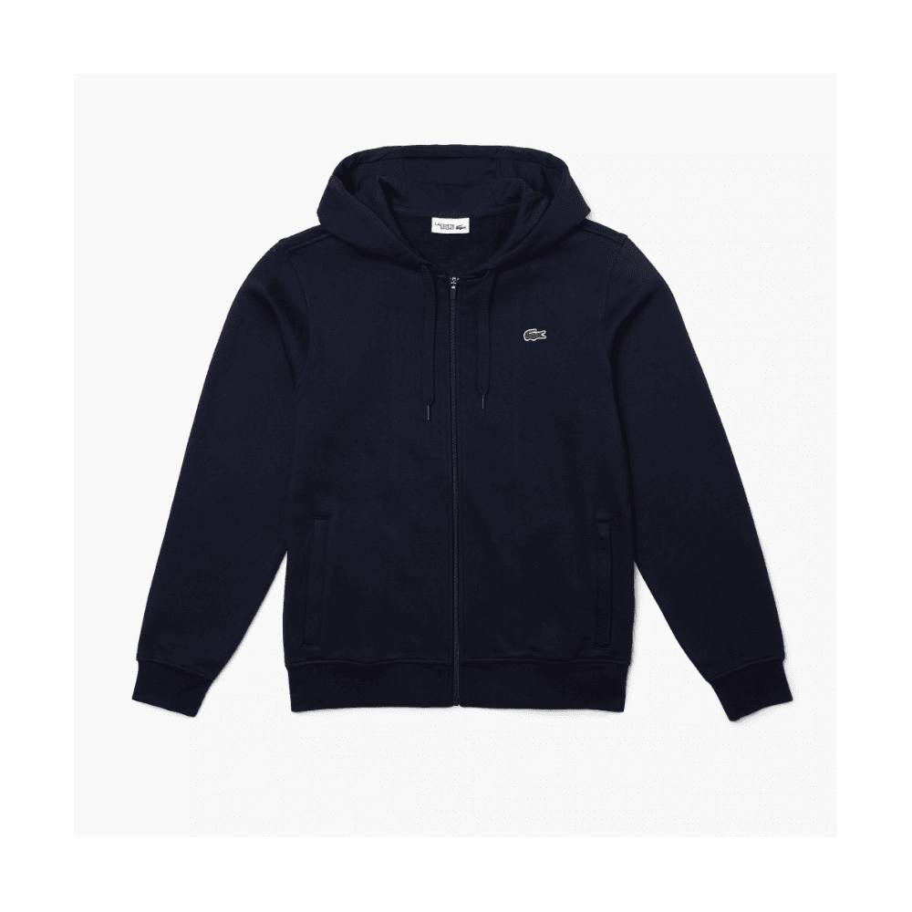 LACOSTE SH1551 SPORT ZIP HOOD NAVY