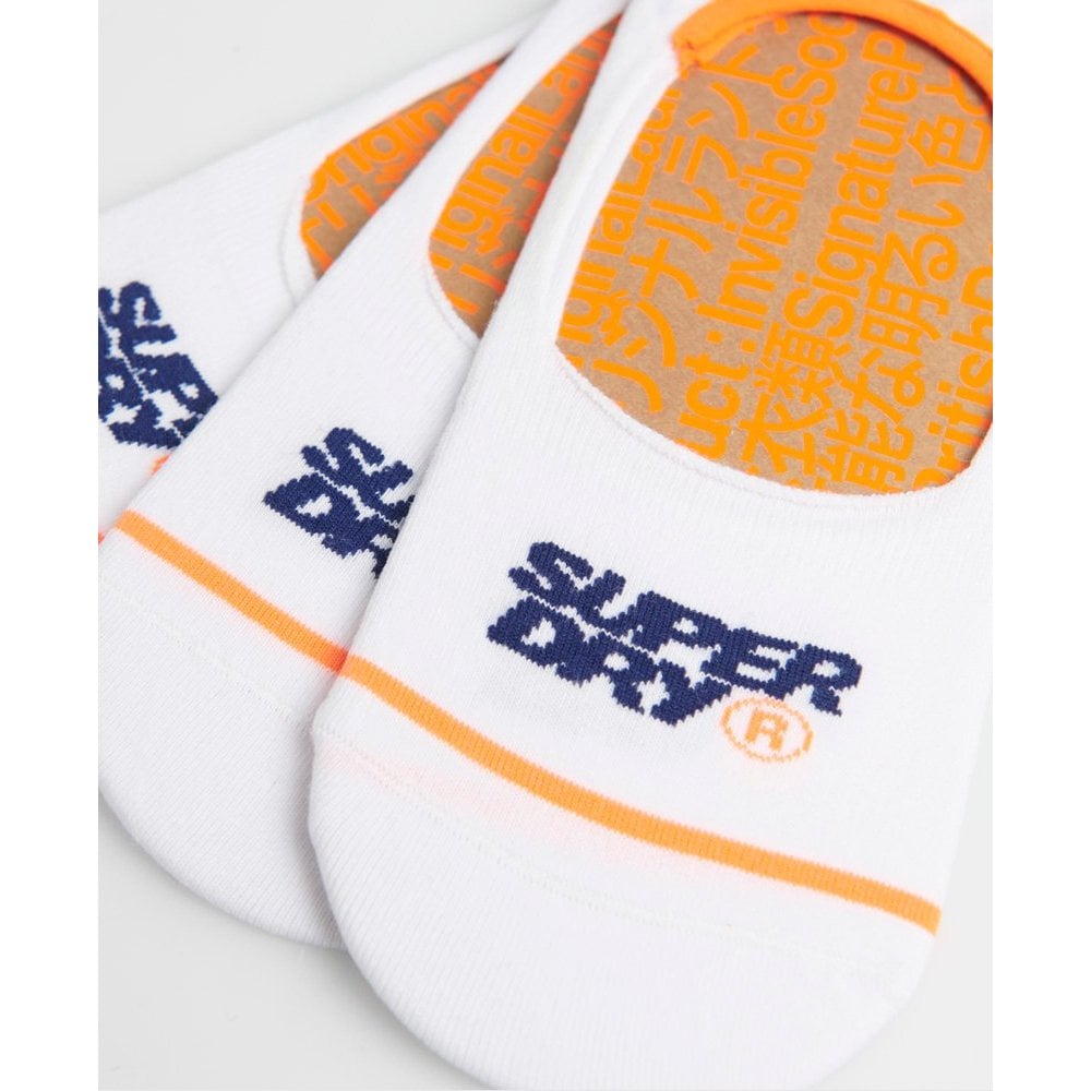 SUPERDRY NO SHOW TRAINER SOCK WHITE