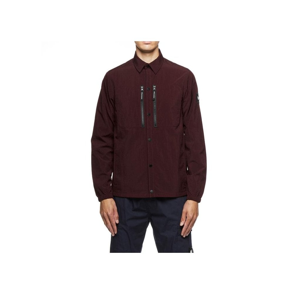 WEEKEND OFFENDER NICKY EYES JACKET BURGUNDY