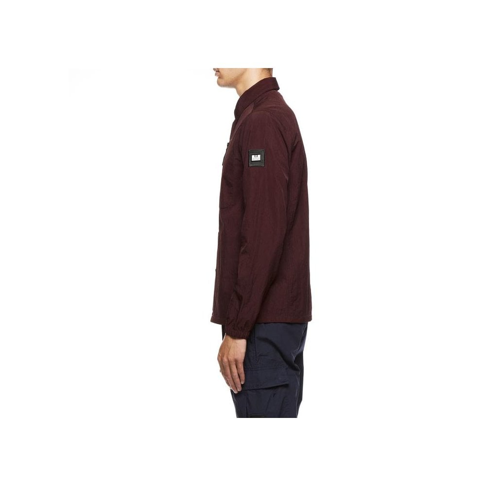 WEEKEND OFFENDER NICKY EYES JACKET BURGUNDY