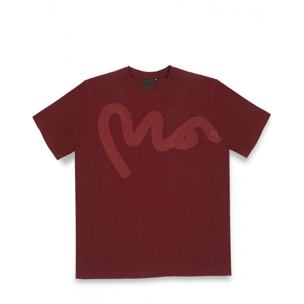 MONEY SHADOW NODE T-SHIRT DEEP RED