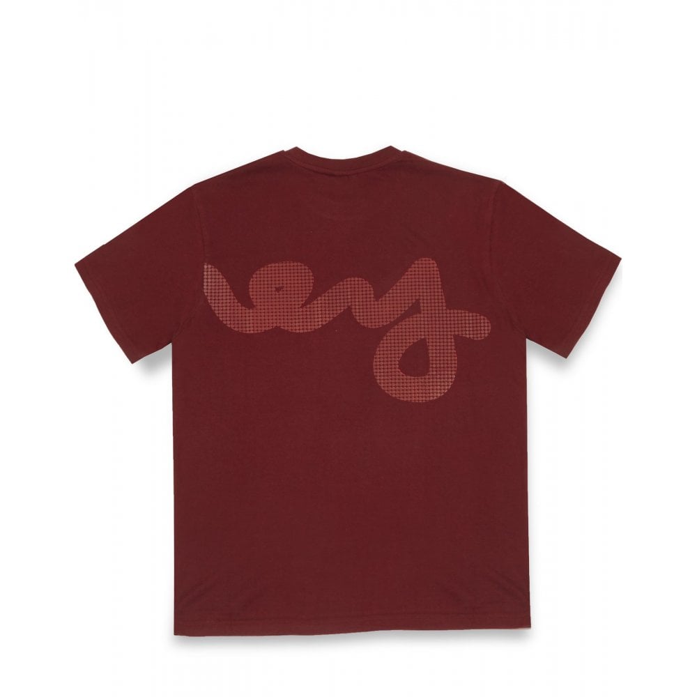 MONEY SHADOW NODE T-SHIRT DEEP RED