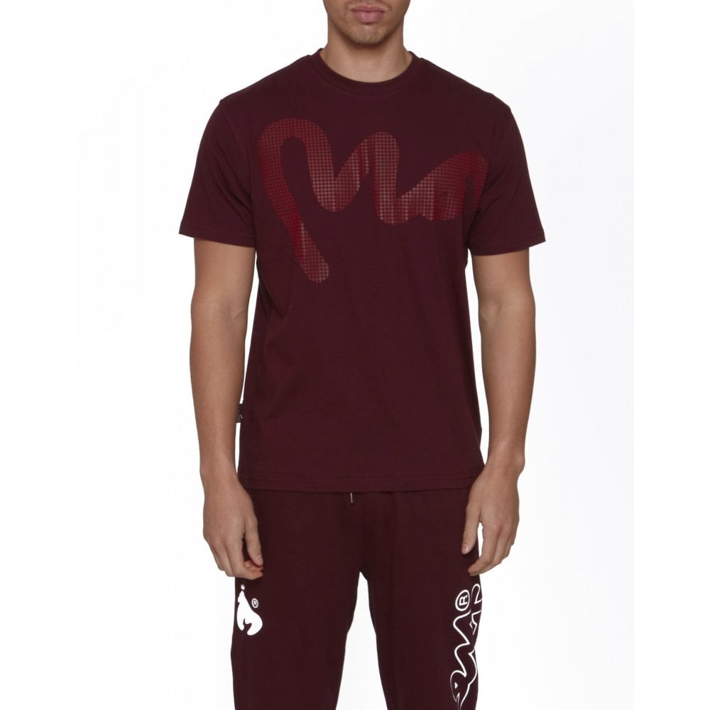MONEY SHADOW NODE T-SHIRT DEEP RED