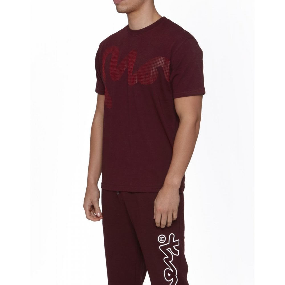 MONEY SHADOW NODE T-SHIRT DEEP RED